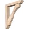 Ekena Millwork Balboa Slat Smooth Bracket w/ Offset Brace, Douglas Fir, 5 1/2"W x 30"D x 36"H BKT0604X30X36BOA06SDF - alternate 1